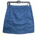 Pilcro and the Letterpress Pilgro and the Letterpress Mini Denim Skirt Size 2P Photo 5