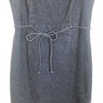Andrew Spencer Denim Dress Womens 8 Minimalist Feminine Romantic Western Country Blue Photo 3