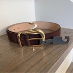 B-low the Belt NWOT Marc Suede Belt in Chocolate Brown Gold Hardware Sz XS Photo 2