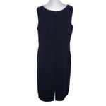Chadwick's Black Sleeveless Sheath Dress Size 12 Classic Little Black Dress Photo 1