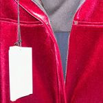 NWT Size 10 Burgundy Velvet Midi Dress Red Photo 11