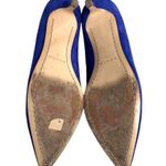 Boden Leather Low Heels Royal Blue Size 7 Photo 7