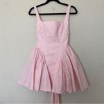 House Of CB  'Florianne' Soft Peach‎ Bow Mini Dress size L D-DD Tall Photo 2