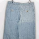 Urban Daizy Railroad Stripe Pull On Denim Pants Jeans Large Pockets Size L Blue Photo 4
