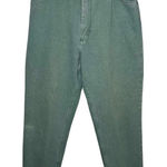 Wrangler  Vintage Green Denim Mom Jeans 12 Photo 0