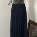 Adrianna Papell Adrianna Pupell Sleeveless Tulle Gown Pearl Beaded Photo 5