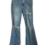 Levi's 70s High Rise Flare Distressed Denim Jeans Size 25 x 30L Photo 0