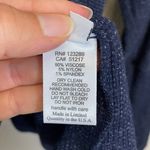 Michael Lauren ‎ Blue Slouchy Long Sleeve Crewneck Knit Top Size XS/S Photo 5