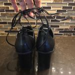 Truffle Collection  chunky black block heel open toe women’s‎ size 7 38 Photo 4