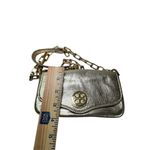 Tory Burch Metallic Gold Leather Evening Bag – Chain Strap Crossbody Shoulder Photo 5