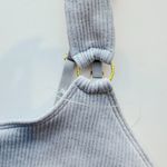 Aerie NWT Seamless Ring Longline Bralette Ribbed Bra Gray Size Medium M NEW Photo 4