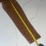 Faux Suede Pencil Dress Leggings Pants Pull On Size Large Chocolate Brown NYCC L Photo 5