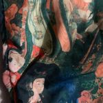 Japanese Watercolor Art Purse with Bow Strap Multiple Photo 1