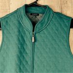 Talbots Size Medium Lightly Quilted Zippered Front Vest w/Zippered Pocke… Photo 2