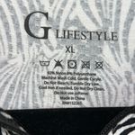 G LIFESTYLE  Zebra Print 1/4 Zipper Front Long Pull Over Lightweight Top Jacket Photo 3