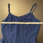 FORA Royal Navy Blue Belted Tie V Neck Romper Women’s Size S Photo 7