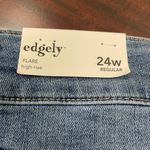 Maurice's Edgely  Distressed High Rise Flare Jeans Size 24W Photo 6