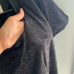 Motherhood Maternity Vintage Black Textured Knee Length Dress XL Short Sleeve Photo 2