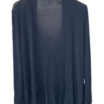 Eileen Fisher  2 Tier Ruffle Open-Front Stretch Jersey Cardigan Photo 0
