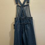 NWT Wide Leg Denim Overalls 6 Blue Photo 3