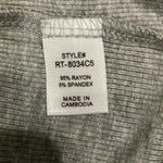 Zenana Outfitters  grey halter neck tank top in size xs Photo 3