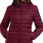 Wantdo Women's Hooded Packable Ultra Light Weight Short Down Jacket Wine Red XS Photo 2