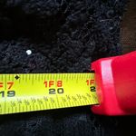 ECI  New York Black Midi Lace & Sequence Skirt Sz M. Closure Zipper On Side. Photo 11