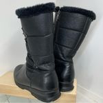Khombu  Bungee Women's Insulated Waterproof Black Leather Boots Size 9 Photo 4