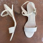 Cole Haan  block heel cream classy sandals sz 7.5 Photo 2
