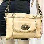 Fossil Vintage Revival ZB5406 Natural Tan Beige Cowhide Leather Crossbody Bag Photo 4