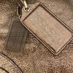 Coach  Metallic Leather Embossed Tote Photo 7