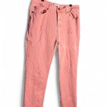 Listicle  size Large pink high-waisted jeans with star embroidery Photo 3