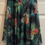 Aimage Women’s Floral Bathing Suit Dress Mesh Tankini Top Size S NWT Black Photo 2