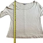 Max Mara  Size M Scoop Neck Tee‎ Shirt Beige Tan Quiet Luxury Old Money Aesthetic Photo 6