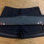BlueAsphalt Embroidered Denim Skort (Skirt+Short) Photo 2