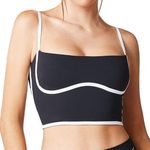 Move With You Black & White Sports Bra Photo 0