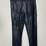Spanx  Women's Faux Leather Leggings Black Shaping Contour Waistband Size XS Photo 6