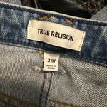 True Religion Starr Straight Leg Crop with Pink Contrast Jeans Size 30 Photo 6