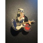 Hard Rock Cafe  Orlando Uncle Sam Guitar Pin 2000 Limited Edition 4th Of July Photo 1