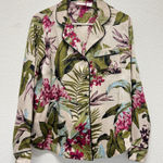 Tommy Bahama  Women's Size Small Pajama Long‎ Sleeve Shirt Floral Photo 0