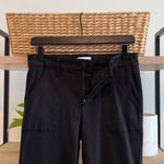 Evereve  Mid-Rise Ponte Knit Jogger Black Jeans, 27 Photo 5