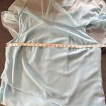 Women’s Blue 2 Piece Layered Asymmetrical Chiffon Formal Pant Suit Size 22W NEW Photo 7