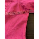 INC International Concepts Hot‎ Pink 100% Linen Ruffle Lightweight Jacket Medium Photo 8