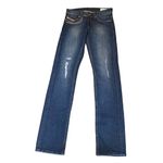 Diesel Y2K Women's Size 6 Babel Straight Leg Jean Embroidered Pocket Western Photo 1