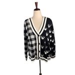 Torrid 2 Disney Minnie Mouse Black & White Jacquard Cardigan Plus Size 2x Photo 1