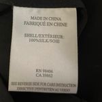 Theory Black 100% Silk Button Down Long Sleeve Collar Maxi Shirt Dress Size 8 Photo 4