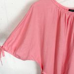 Vineyard Vines Martha's Vineyard Bow Sleeve Tie Waist Linen Dress Pink Large Photo 4