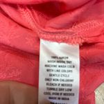 Crown & Ivy NWT  ruffle neck coral palm tree blouse size XL Photo 6