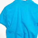 Lauren Ralph Lauren Blue Embroidered V Neck Polo Photo 6