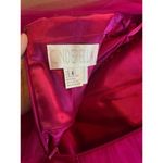 Cinderella  Women's Size 4 Fuchsia Pink Short Ruffled Floral Statement Dress Photo 2